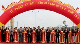 Hanoi - Thai Nguyen section on National highway 3 opens to public - ảnh 1